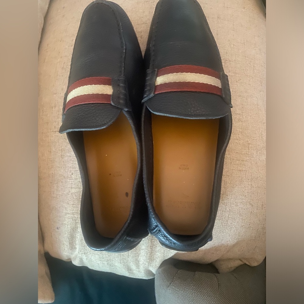 Bally Men's 13 Black Loafers